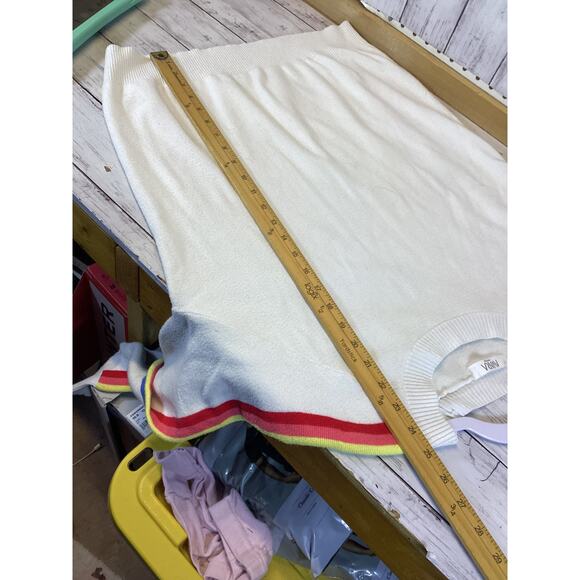 Avara Girls Rainbow Panel Long Sleeve Raglan Top Size Medium - Picture 5 of 5